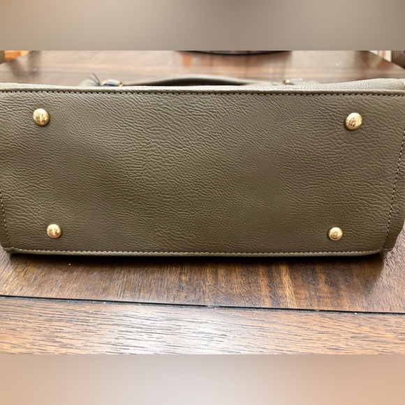 NWT La Terre Fashion Tote Handbag and Wallet 2 in 1 Olive Green - Picture 5 of 8